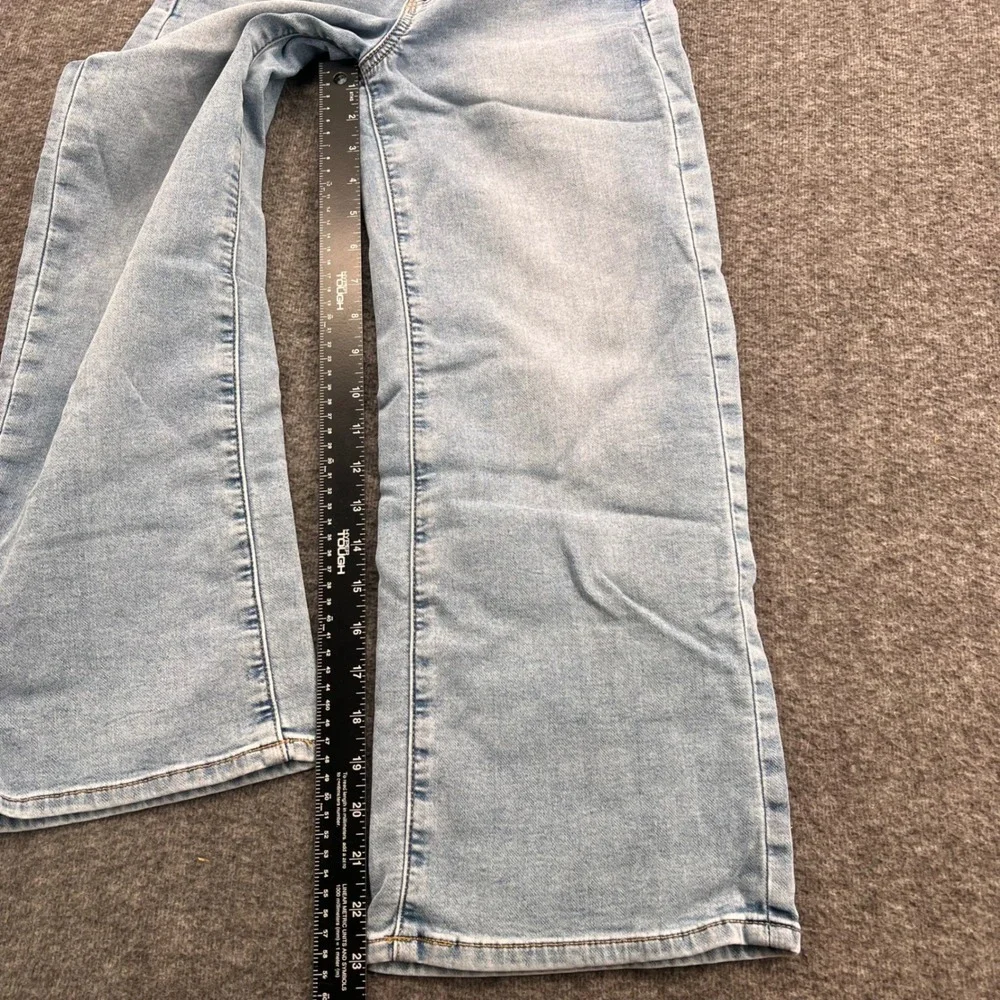 Gap Kids Light Wash Wide-Leg Ankle Sweatpant Jeans Size 12 Cropped Denim